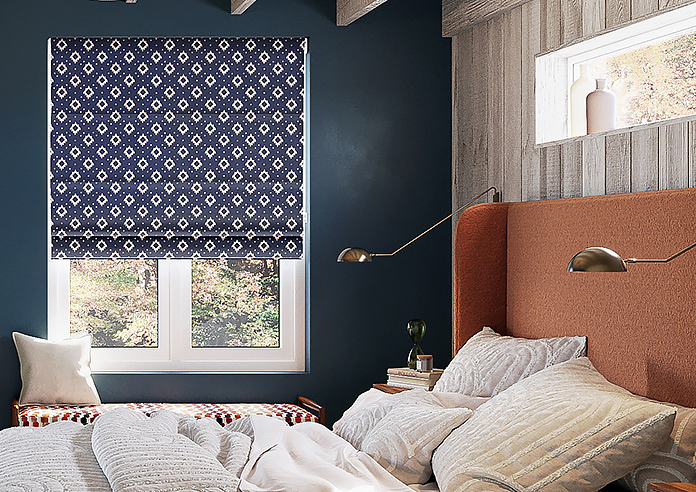 Huaraz Velvet, Royal - Twist&Fit Roman Blind - Image 3